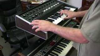 MicroMoog thru Roland RS505 Paraphonic Ensemble Demo [upl. by Drahsir351]