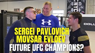 Sergei Pavlovich Reacts to Jon Jones as Heavyweight Champion Movsar Evoloev Translates [upl. by Aicemaj]