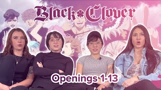 Black Clover  Reaction  Openings 113 [upl. by Nollat269]