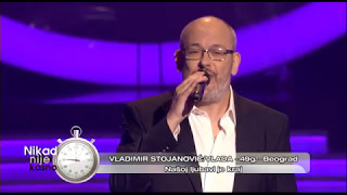 Vladimir Stojanovic Vlada  Nasoj ljubavi je kraj  live  Nikad nije kasno  EM 30  23042017 [upl. by Musser]