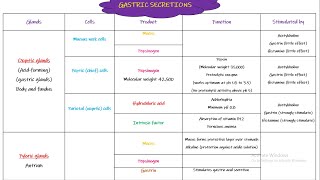 Gastric Secretion Oxyntic Gland Pyloric gland Chapter 65 part 5 Guyton and Hall Physiology [upl. by Tomchay]