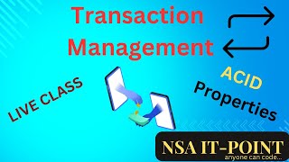 Transaction Management  How to handle transaction management in spring boot nsaitpoint [upl. by Balbur513]