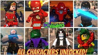 All Character Case File Locations in LEGO DC SuperVillains [upl. by Amimej]