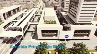 Así será una estación del metro de Bogotá en la avenida Primero de Mayo [upl. by Einatsed]