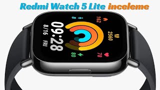 Bu fiyata böyle özellikler Redmi Watch 5 Lite akıllı saat inceleme [upl. by Ellatnahc]