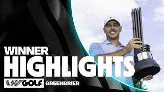 Start To Finish Brooks Koepka Winner Highlights  LIV Golf Greenbrier [upl. by Chastain]