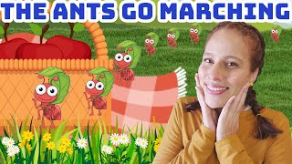 The Ants Go Marching One By One  Las Hormigas Marchando Van  Bilingual Learning for Kids [upl. by Legge]