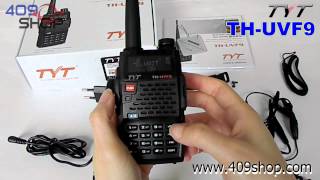 TYT THUVF9 Dual Band Radio 136174400470Mhz [upl. by Shira706]