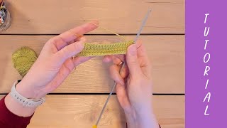 Tutorial Tunisch haken voor beginners  de basissteken [upl. by Einhorn67]