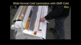 GMP How to do cold lamination with EXCELAMPLUS 1400COLD [upl. by Ayouqat39]