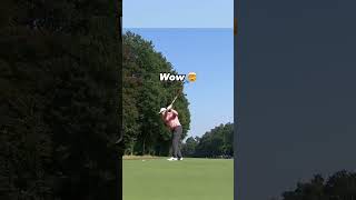 Robert MacIntyre Driver off the deck 🤯  📹 via dpworldtour golfswing golf pgatour dpworldtour [upl. by Cramer]