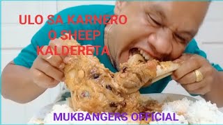 MUKBANG ULO KALDERETA SA KARNERO O SHEEP [upl. by Aribold]