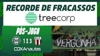 DECRETADA A PIOR CAMPANHA DA HISTÓRIA DO CORITIBA  PÓSJOGO CORITIBA X BOTAFOGOSP  Série B 2024 [upl. by Ecienaj]