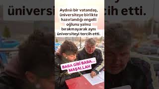 BABA GİBİ BABA AYDINLI BİR ABİMİZ ÜNİVERSİTEYE HAZIRLANDIĞI ENGampLL₺ OĞLUNU YALNI BIRAKMAYARAAYNI ÜN [upl. by Nehtanoj542]