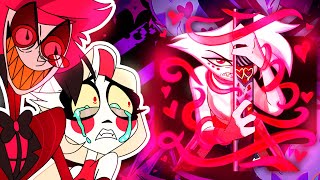 HAZBIN HOTEL REACT TO ADDICT Angel Dust stands up to Valentino  Music Video  Reaction [upl. by Dorcus]