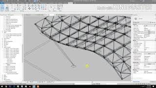 RD001 Custom Parametric Space Frame in Revit [upl. by Ayrotal551]