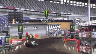 MXGP of Germany 2013  Gautier Paulin Crash  Motocross [upl. by Atelokin]