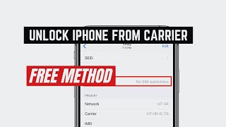 How to unlock SIM ICCID for iPhone carrier lock [upl. by Aisile]