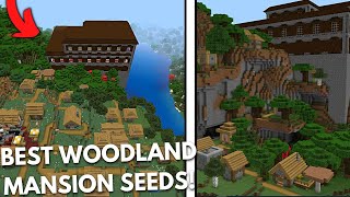 🔥SEEDS Best Minecraft Seeds 121 Bedrock WOODLAND MANSION SEEDS Minecraft pocket edition [upl. by Clemmie]