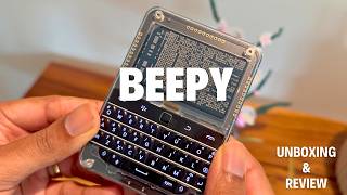 Unboxing SQFMI Beepy  Tiny Linux Blackberry Computer [upl. by Savill]