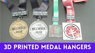 How to 3D Print Custom Ribbon Hangers for Race Medals [upl. by Ahsratan]