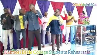 Kaimosi Bible College Students Rehearsals 22th November 2024 Students Service On 24th Nov 2024 [upl. by Weinhardt749]