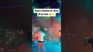 Quand gazo fait monter un fan sur scène [upl. by Araeic]