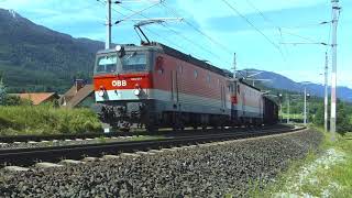 ÖBB Taurus und Alpenstaubsauger im Bahnhof Faak am See  Sommer 2017 [upl. by Sharman]