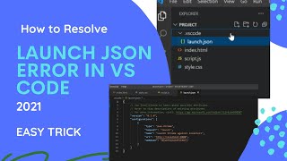 Launchjson Visual Studio Code Error  How to CORRECT It [upl. by Ijar11]