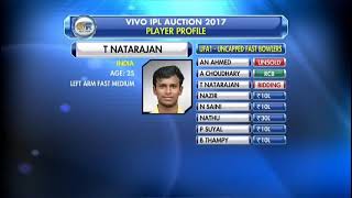 Csk bidding for T Natarajan in ipl auction [upl. by Arannahs418]