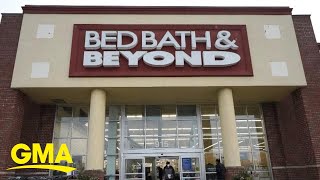 Overstockcom rebrands to Bed Bath amp Beyond l GMA [upl. by Pacorro]