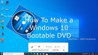 How to Create Bootable DVD from Windows file with Power ISO  AKR Technical Malayalam [upl. by Ihcekn597]