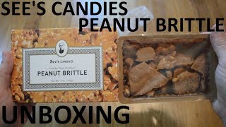 Unboxing Sees Candies Peanut Brittle [upl. by Bull]