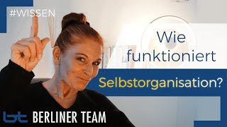 Selbstorganisation Wie funktioniert Selbstorganisation im Unternehmen 2021  berliner team [upl. by Sille]