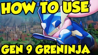 HOW TO USE GRENINJA Best Greninja Moveset for Pokemon Scarlet and Violet [upl. by Immac]