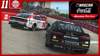 eNASCAR CocaCola iRacing Series Round 1118 at Chicago Street Course  40 Laps [upl. by Parker]