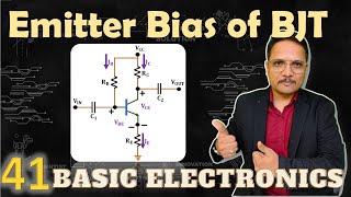 Emitter Bias of BJT Basics Circuit Parameters Example amp Stability Explained [upl. by Diane-Marie796]