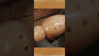 Woodturing  Masterpiece from Bowling Pins woodwork woodturning woodworking short [upl. by Qiratla]