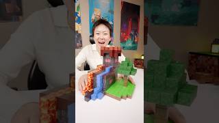 5 or 500 build 🤯👉choose your fav minecraft papercraft shorts [upl. by Ecitnirp]