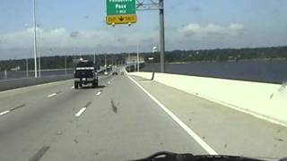 Crossing Escambia Bay on I10 WBMOD [upl. by Aldridge]