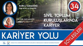 KARİYER YOLU BÖLÜM 34  Sivil Toplum Kuruluşlarında Kariyer [upl. by Selestina]