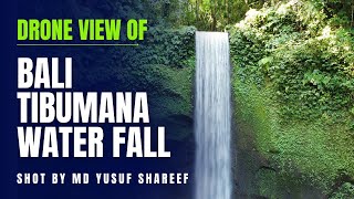 quotTibumana Waterfall Bali  Stunning Drone Footage of a Hidden Paradisequot [upl. by Ikcim103]