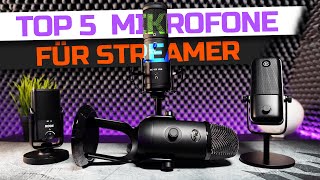 TOP 5 USB MIKROFONE für Streamer [upl. by Armillda]