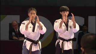 2017 SEA GAMES Taekwondo Poomsae Highlight MIX PAIR Gold Medalist  THAILAND [upl. by Ydoc]