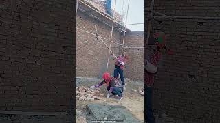 An effective method of feeding bricks to a mason [upl. by Yttocs]