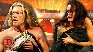 Edge amp Lita Live Sex Celebration  WWE RAW Jan 9th 2006 DEADLOCK Retro Review [upl. by Adiel803]