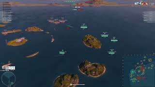 World of Warships Clan Battle Season 27 “Asp” 4FUN vs T4NGO No quotDetonationquot Flag [upl. by Odysseus]