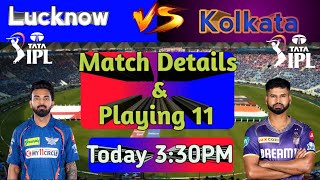 IPL 2024  Match28  Lucknow Vs Kolkata Playing 11 ipl [upl. by Eycats]