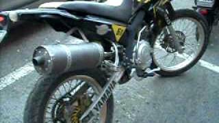 Yamaha XT 125 R With Yamaha R1 1999 Exhaust [upl. by Meekahs24]