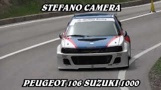 4° SLALOM CALDARO  APPIANO 2021  STEFANO CAMERA  PEUGEOT 106 SUZUKI 1000 [upl. by Myrah]